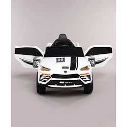 Babyhug Battery Operated Electrical Suv Ride On Jeep With Remote Control Music & Lights - Red