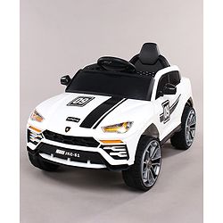 Babyhug Battery Operated Electrical Suv Ride On Jeep With Remote Control Music & Lights - Red