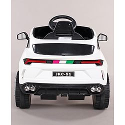 Babyhug Battery Operated Electrical Suv Ride On Jeep With Remote Control Music & Lights - Red