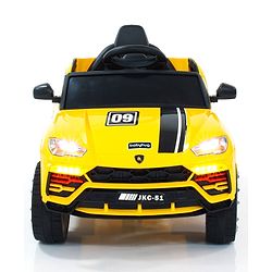 Babyhug Battery Operated Electrical Suv Ride On Jeep With Remote Control Music & Lights - Red