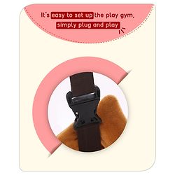 Babyhug Deluxe Twist & Fold Play Gym- Bear