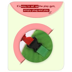 Babyhug Deluxe Watermelon Twist & Fold Play Gym - Multicolour