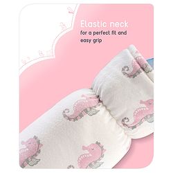 Babyhug 100% Cotton Premium Feeding Bottle Cover with Sherpa Lining Vehicle Print - Fits Upto 200 ml Bottle