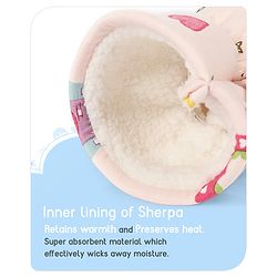 Babyhug 100% Cotton Premium Feeding Bottle Cover with Sherpa Lining Vehicle Print - Fits Upto 200 ml Bottle