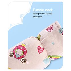 Babyhug 100% Cotton Premium Feeding Bottle Cover with Sherpa Lining Vehicle Print - Fits Upto 200 ml Bottle