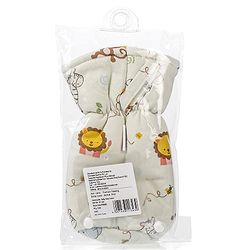 Babyhug 100% Cotton Premium Feeding Bottle Cover with Sherpa Lining Vehicle Print - Fits Upto 200 ml Bottle