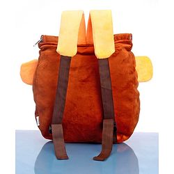 Babyhug Monkey Faced Soft Toy Bag  Multicolour - 13 Inches