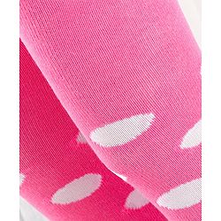 Cutewalk by Babyhug Anti Bacterial Footed Tights Spot Design - Pink