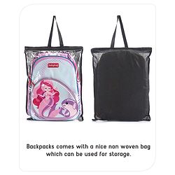 Babyhug School Backpack Mermaid Purple - 15.5 Inches