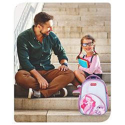 Babyhug School Backpack Mermaid Purple - 15.5 Inches