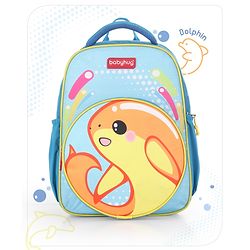 Babyhug School Backpack Mermaid Purple - 15.5 Inches