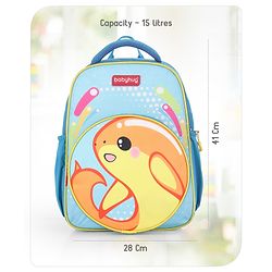 Babyhug School Backpack Mermaid Purple - 15.5 Inches