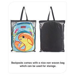Babyhug School Backpack Mermaid Purple - 15.5 Inches
