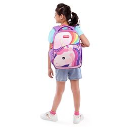 Babyhug School Backpack Mermaid Purple - 15.5 Inches