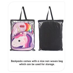 Babyhug School Backpack Mermaid Purple - 15.5 Inches