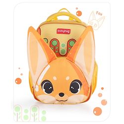 Babyhug School Backpack Fox Orange - 15.5 Inches