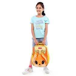 Babyhug School Backpack Fox Orange - 15.5 Inches