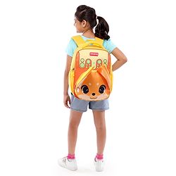 Babyhug School Backpack Fox Orange - 15.5 Inches