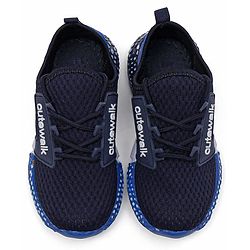 Cute Walk by Babyhug Sneakers - Black & Blue