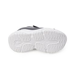 Cute Walk by Babyhug Color Block Sneakers with Velcro Closure - Dark Grey