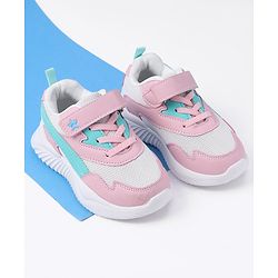 Cute Walk by Babyhug Velcro Closure Sneakers - Pink