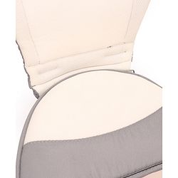 Babyhug Imperial 5-in-1 Baby Carrier with Hip Seat: Front, back & hip carrying positions, Adjustable head support, Padded straps, Breathable fabric, Pressure-relieving waist belt, Side storage pockets, Supports up to 15kg- Grey