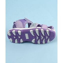 Cute Walk by Babyhug Velcro Closure Sandals - Purple