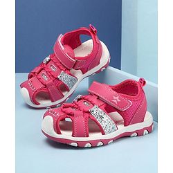 Cute Walk by Babyhug Velcro Closure Sandals - Purple