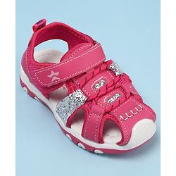 Cute Walk by Babyhug Velcro Closure Sandals - Purple