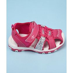 Cute Walk by Babyhug Velcro Closure Sandals - Purple