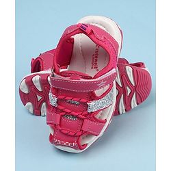 Cute Walk by Babyhug Velcro Closure Sandals - Purple