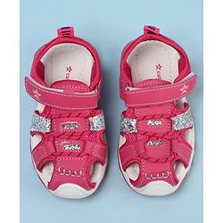 Cute Walk by Babyhug Velcro Closure Sandals - Purple