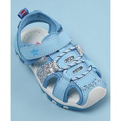 Cute Walk by Babyhug Velcro Closure Sandals - Purple
