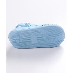 Cute Walk by Babyhug Space Applique Clogs with Back Strap - Blue