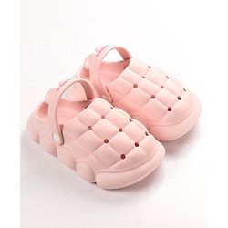 Cute Walk by Babyhug Slip On Clogs Cube Design Design - Pink