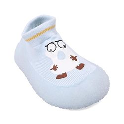 Cute Walk by Babyhug Cartoon Print Sock Shoes - Blue