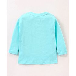 Babyhug Cotton Knit Full Sleeves Night Suit Dino Print - Blue