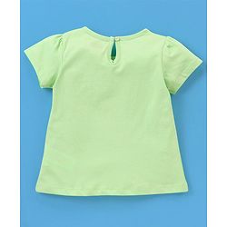 Babyhug 100% Cotton Half Sleeves Tee Ice Cream Print Pack Of 3 - White Green & Pink