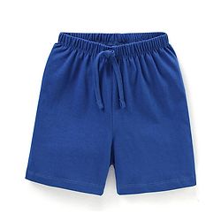 Babyhug Cotton Mid Thigh Length Shorts Striped & Stars Printed Pack of 3 - Grey & Blue