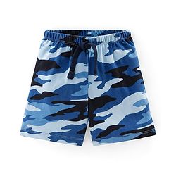 Babyhug Cotton Mid Thigh Length Shorts Number Print Pack of 3 - Yellow Black  &  Blue