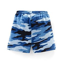 Babyhug Cotton Mid Thigh Length Shorts Number Print Pack of 3 - Yellow Black  &  Blue