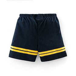 Babyhug Cotton Mid Thigh Length Shorts Number Print Pack of 3 - Yellow Black  &  Blue