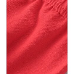 Babyhug Cotton Lycra Full Length Solid Leggings - Red