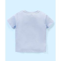 Babyhug Cotton Knit Half Sleeves Striped T-Shirt Lion Print Pack of 3 - Green & Purple