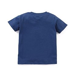 Babyhug Cotton Knit Half Sleeves T-Shirts Stripes & Baseball Print Pack of 3 - Blue White & Yellow