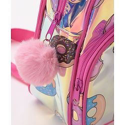Babyhug Free Size Fashion Backpack Donut Print- Pink