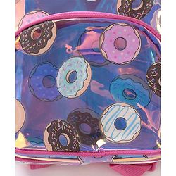 Babyhug Free Size Fashion Backpack Donut Print- Pink