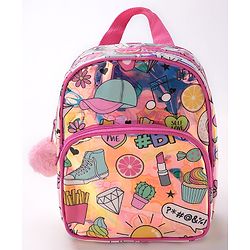 Babyhug Free Size Fashion Backpack Multicolor (Print May Vary)
