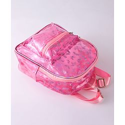 Babyhug Fashion Backpack Butterfly Design-  Dark Pink