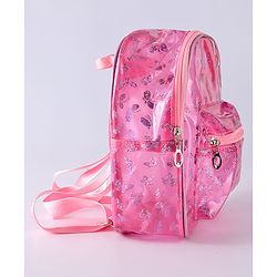 Babyhug Fashion Backpack Butterfly Design-  Dark Pink